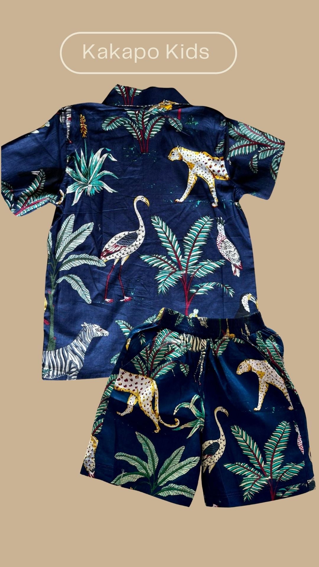 Jungle Safari Co-ord Set (Pure Cotton)