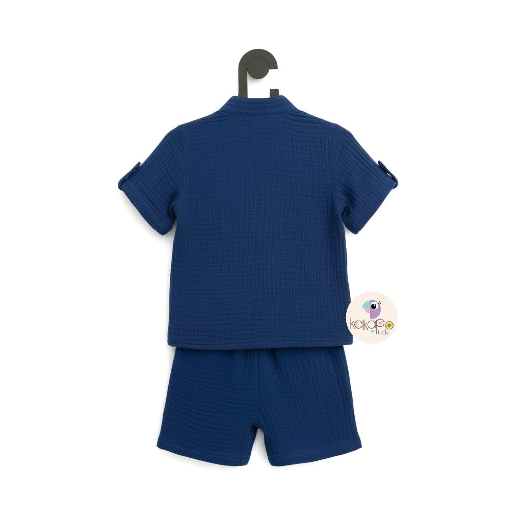 Blue Muslin Set
