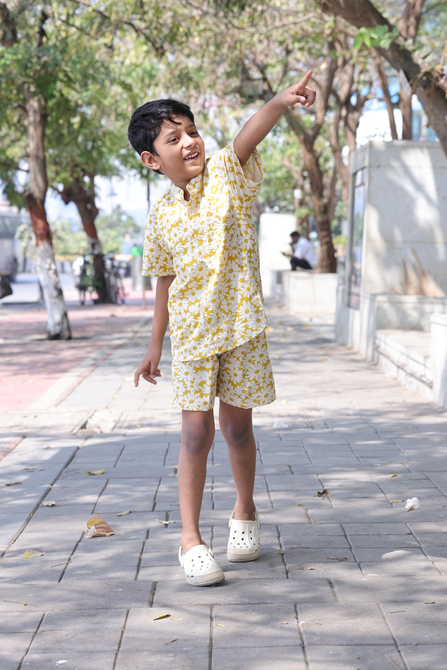 Cotton Shirt and Shorts Set for boys