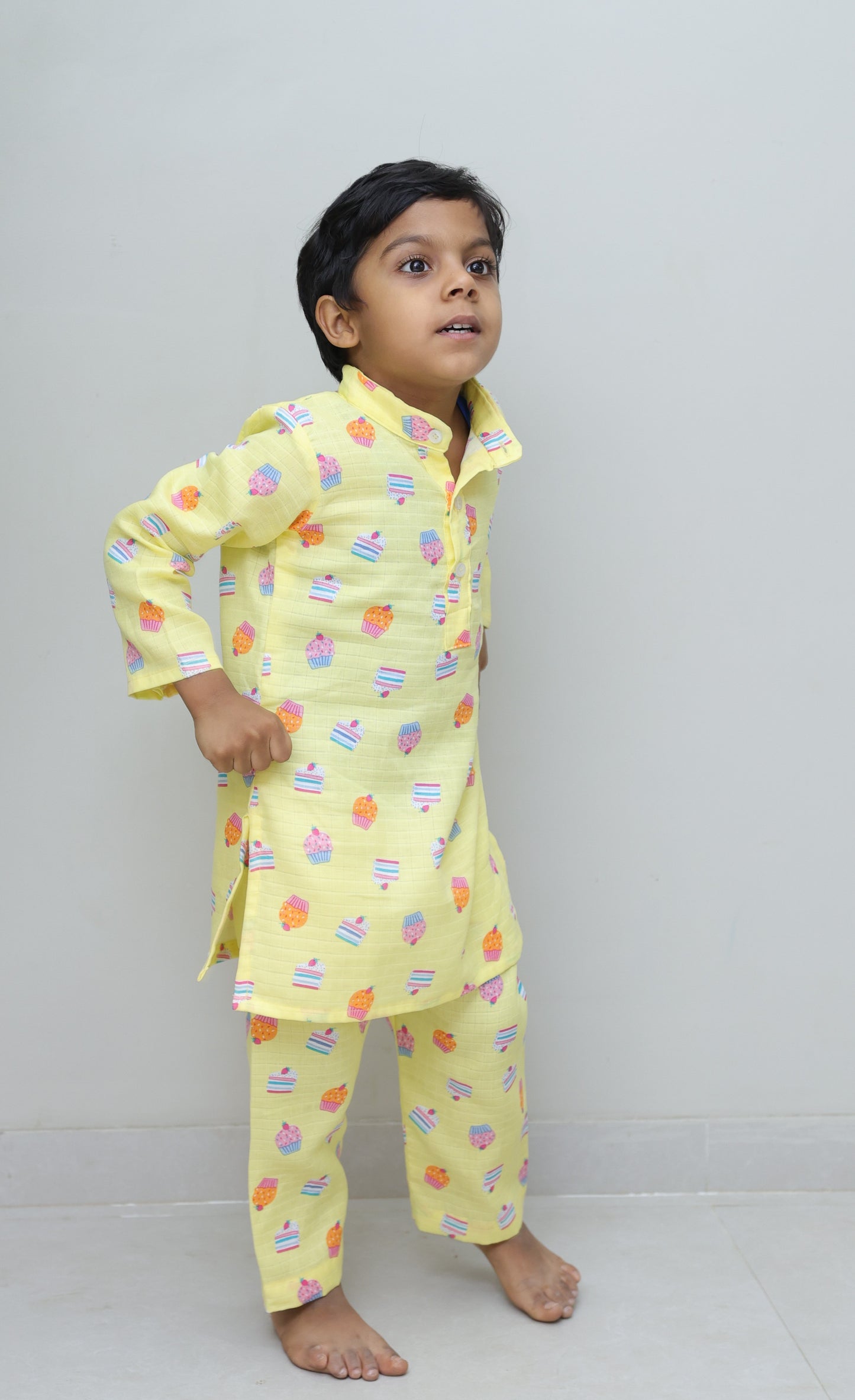 Muslin Printed Kurta Set