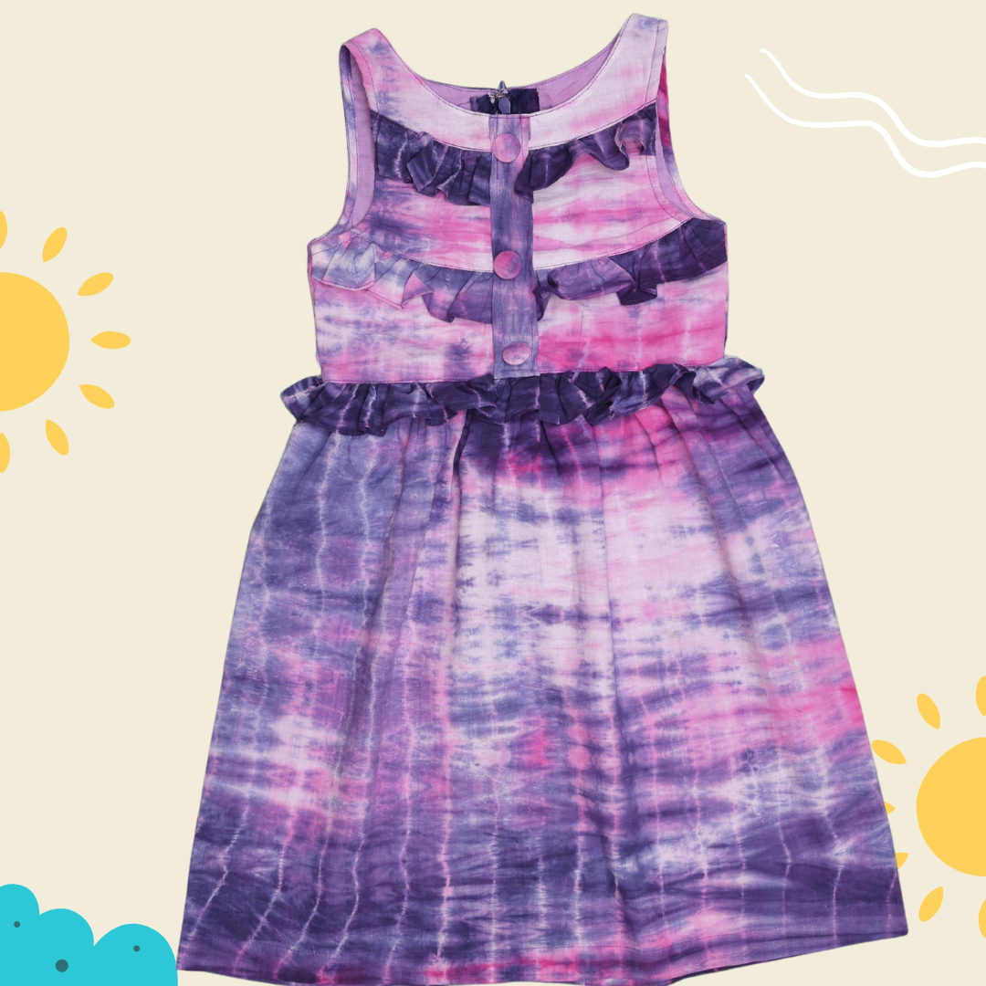 Shibori Tie and Dye Dress