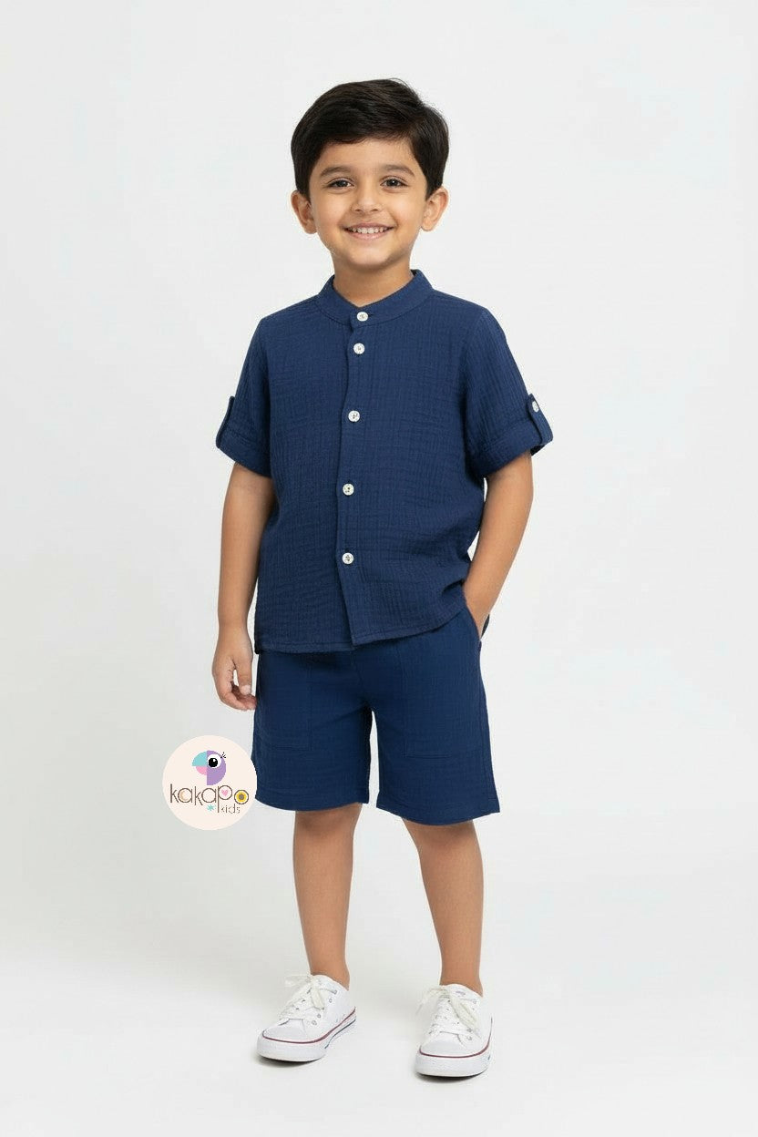 Blue Muslin Set
