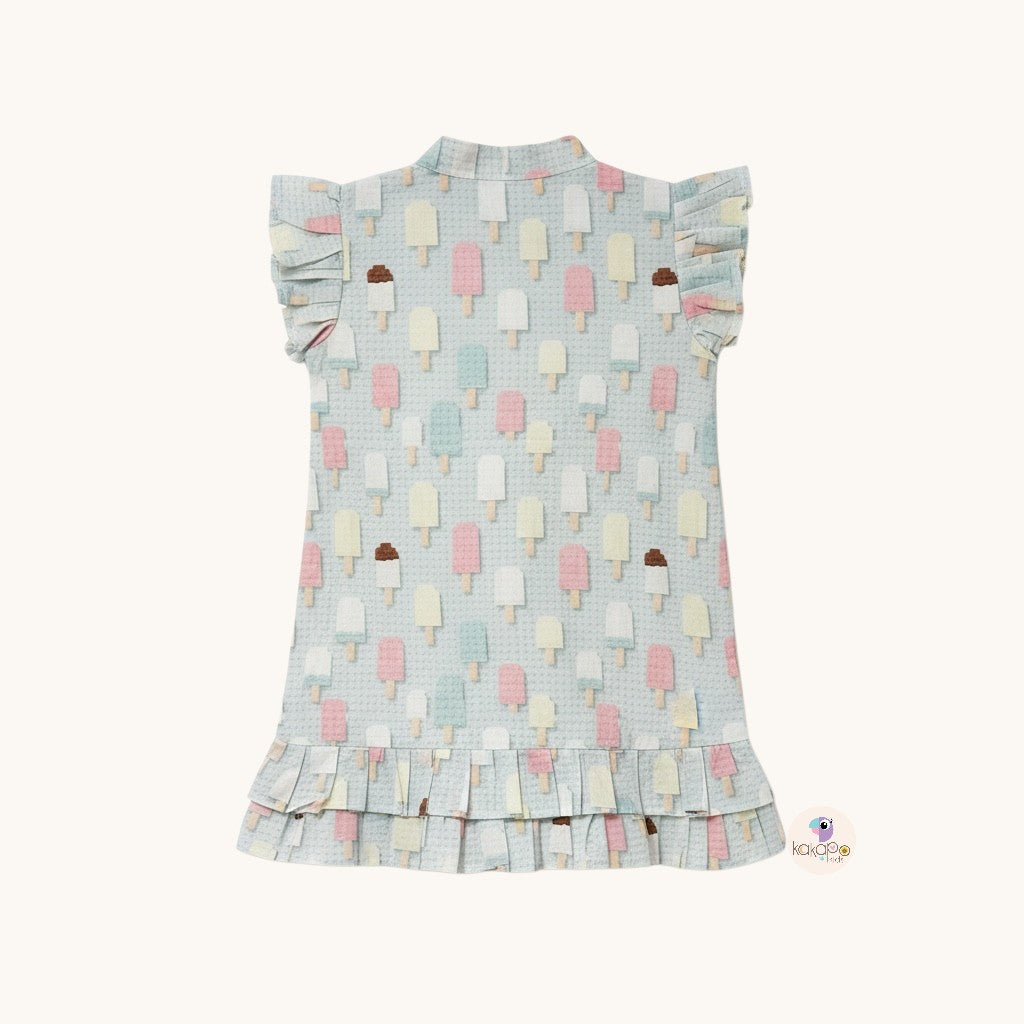 Pure Cotton Popsicle Brick Dress