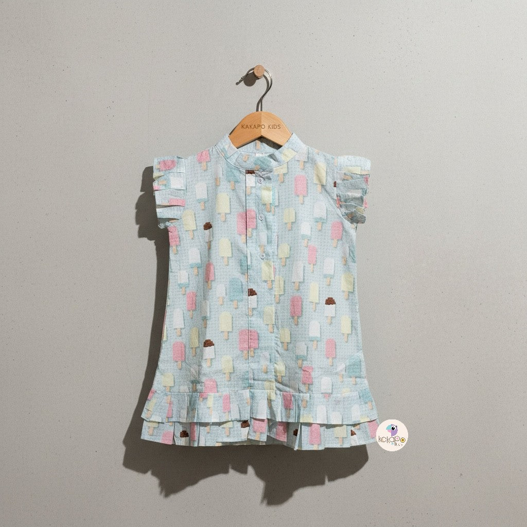 Pure Cotton Popsicle Brick Dress