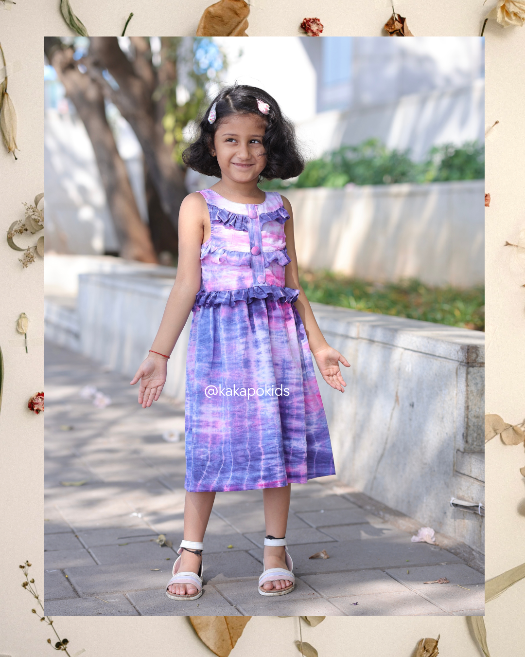 Shibori Tie and Dye Dress