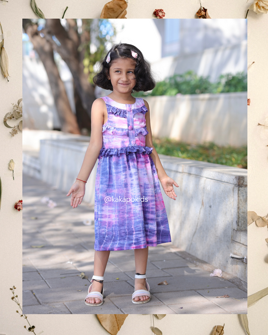 Shibori Tie and Dye Dress